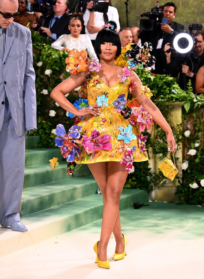 Nicki Minaj op de loper van het Met Gala 2024.