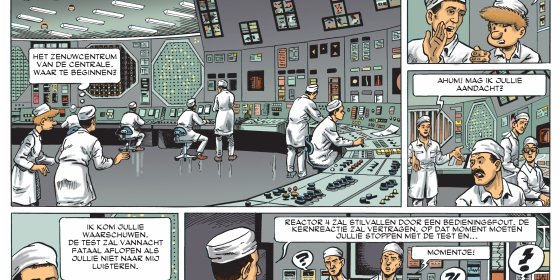 ‘Senne & Sanne’-strip: terug naar het Tsjernobyl van 1986, vlak voor de ramp