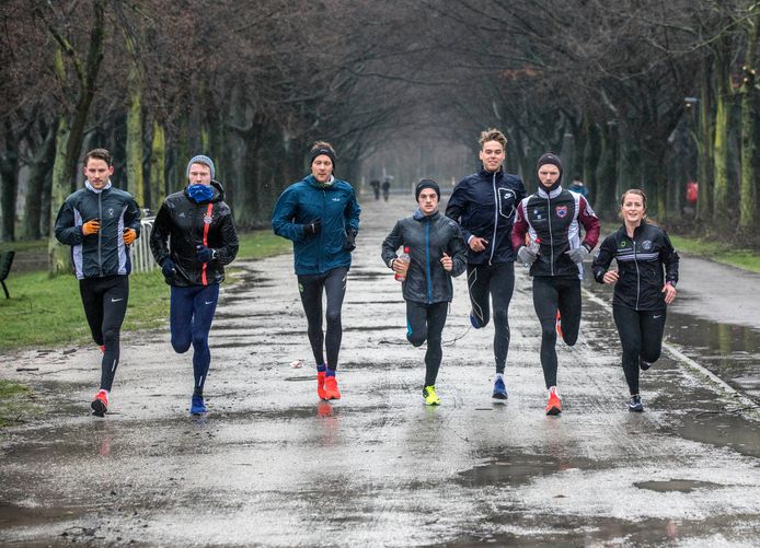 Vorig jaar besloten verschillende sporters toch te gaan lopen, ondanks de afgelasting van de CPC-Loop.