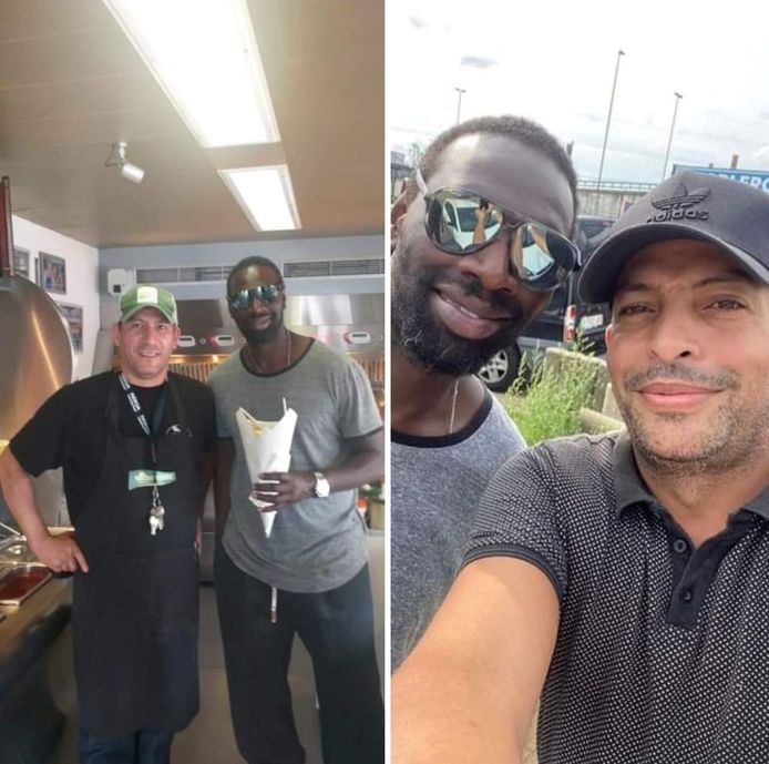 Omar Sy chez Robert la Frite à Charleroi