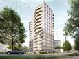 Aan de Engelandlaan 140 is al begonnen met de bouw van een appartementencomplex voor woningcorporatie De Goede Woning.