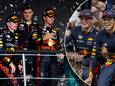 Max Verstappen en Sergio Pérez.