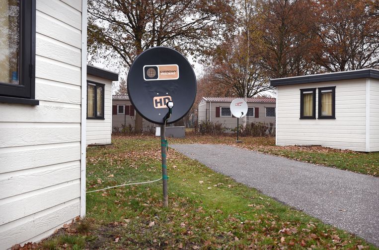 Op camping Droomgaard zitten veel arbeidsmigranten. Beeld Marcel van den Bergh