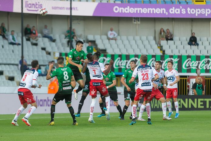 Illustration picture shows a soccer match between Cercle Brugge and KV Kortrijk, Saturday 10 August 2019 in Brugge, on the third day of the 'Jupiler Pro League' Belgian soccer championship season 2019-2020. BELGA PHOTO JAMES ARTHUR GEKIERE