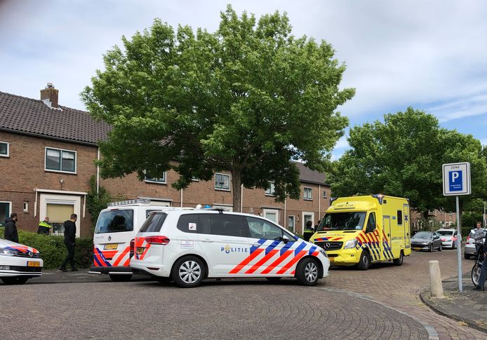 De politie rukte massaal uit naar de Gerrit van Dalenstraat in Papendrecht.