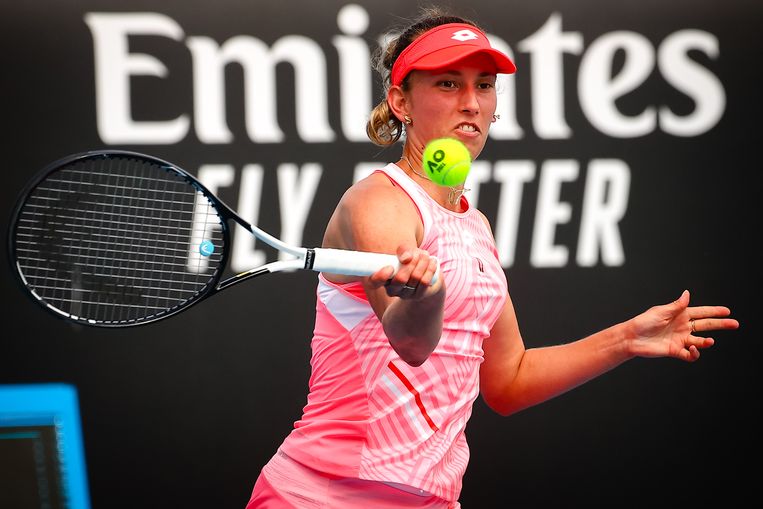 Elise Mertens: ‘Ik verdien het om ver te geraken.’ Beeld BELGA