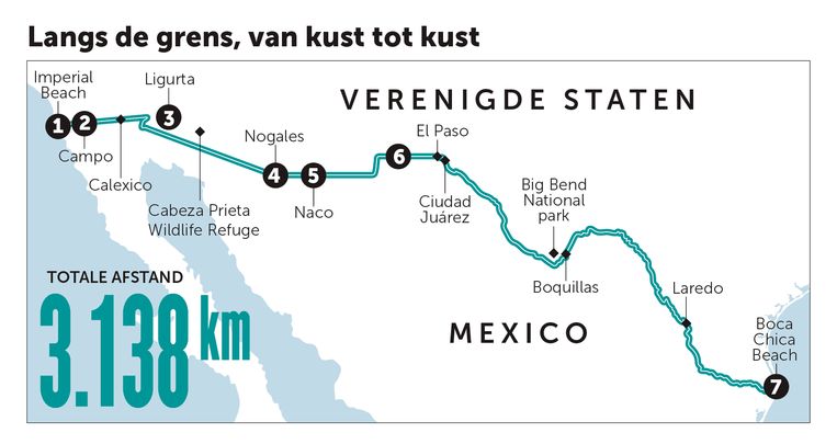 Langs De Grens Vs Mexico Wat Je Ook Bedenkt De Migranten Hebben Het Geprobeerd De Morgen