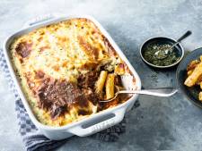 Wat Eten We Vandaag: Pastitsio met vleessaus en romige bechamelsaus