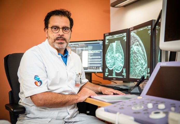 Radioloog Marc Kock van het Albert Schweitzer ziekenhuis.