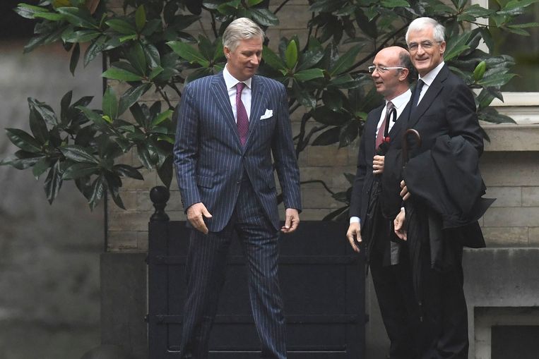 -Koning Filip ontmoet Geert Bourgeois (N-VA) en Rudy Demotte (PS)
 Beeld Photo News