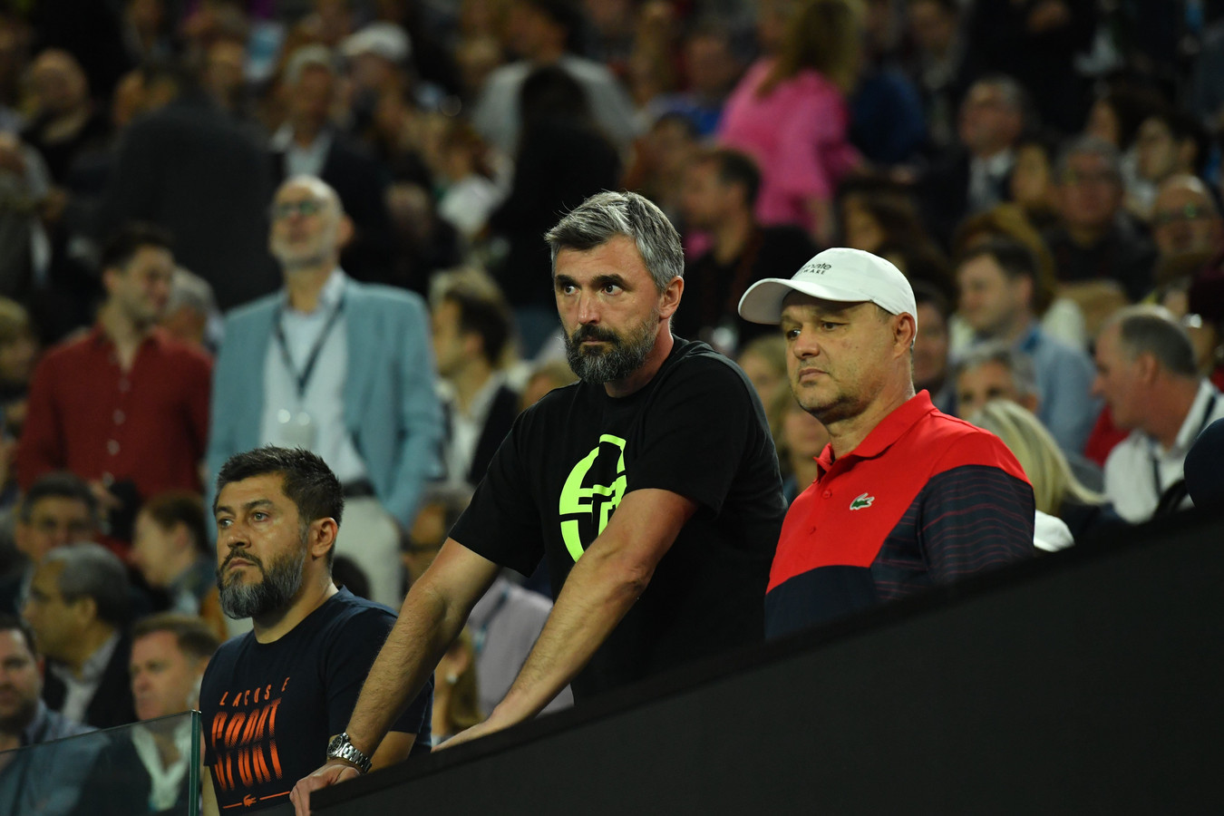 Novak Djokovic Se S pare De Son Coach Historique Marian Vajda Foto 