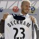 Beckham officieel voorgesteld bij LA Galaxy