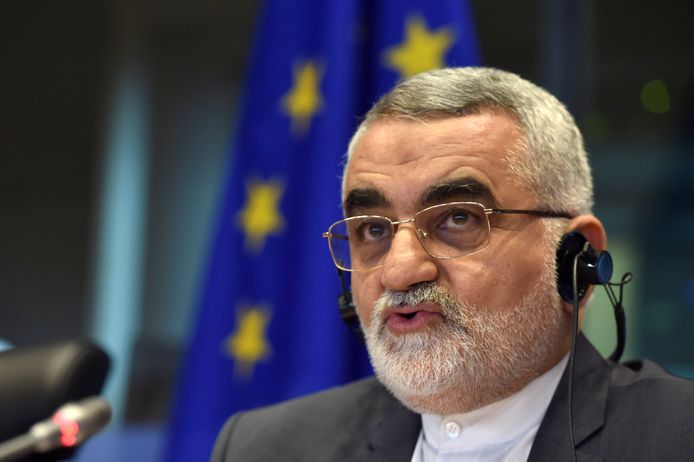 Alaeddin Boroujerdi, chef van de Iraanse commissie voor Nationale Veiligheid en Buitenlands Beleid.