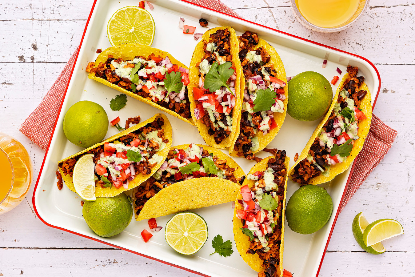 Wat Eten We Vandaag Tofu taco’s Foto AD.nl