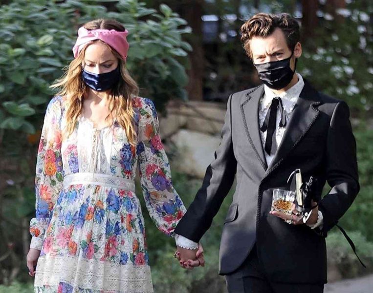 Harry & Olivia Wilde Beeld rv
