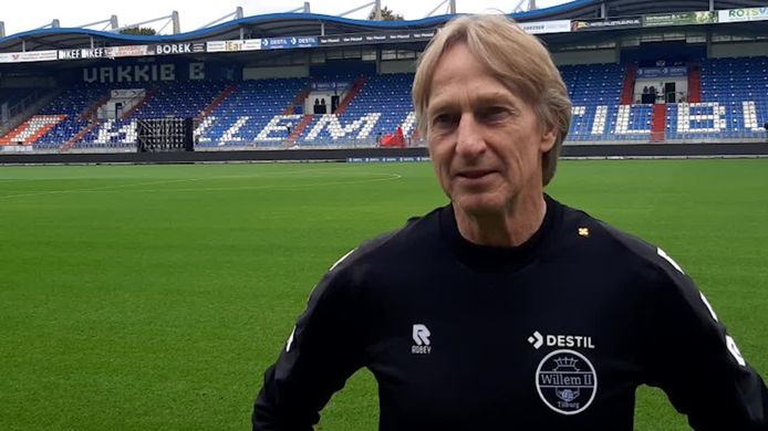 Trainer Adrie Koster van Willem II.