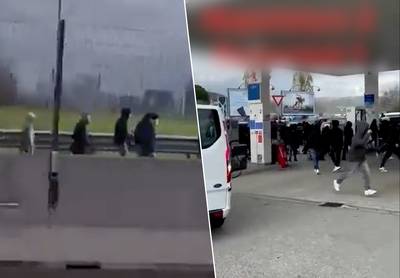 Veldslag van Italiaanse voetbalsupporters in Toscane: gewonden en afgesloten snelweg