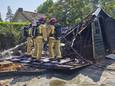 Een schuur is afgebrand op de Akeleilaan in Valkenswaard.