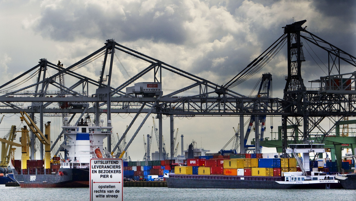 De haven van Rotterdam. Beeld anp