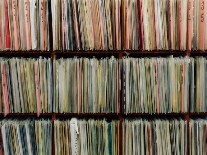 Verkoop van vinyl en cd’s in Hofstade