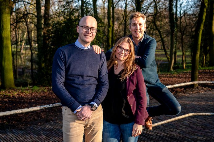 De drie initiatiefnemers van een nieuwe school in Rotterdam-Oost: Marcel Zwolle, Stefanie Langelaar en Nick Zuiddam.