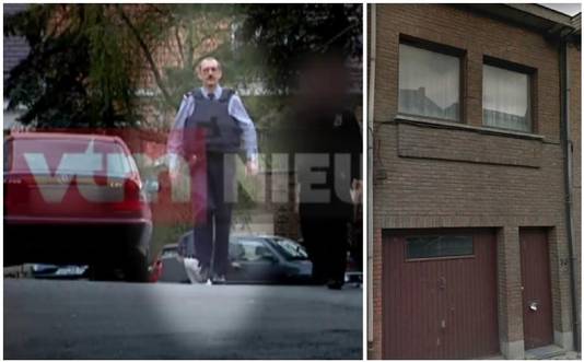 Christiaan B. in 2000, aan het werk als rijkswachter.