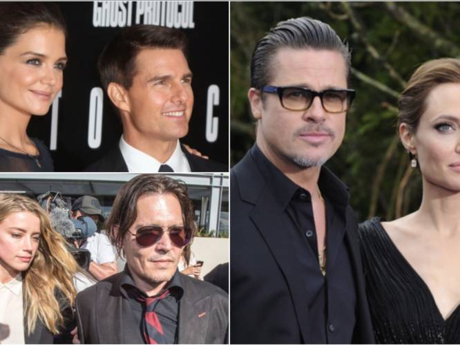 Amber Heard en Johnny Depp zijn niet de enigen: dit waren de pittigste vechtscheidingen van Hollywood