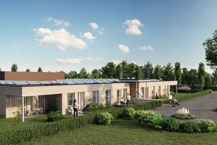 Het toekomstige wooncomplex De Hooiberg in Borne.