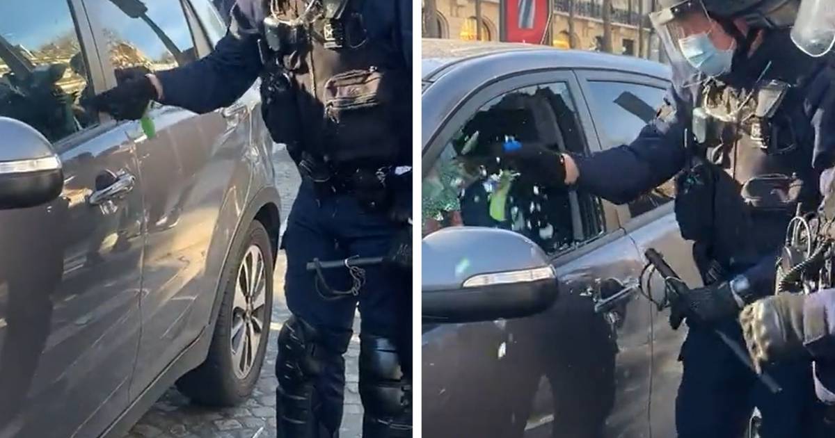 Rennes : une voiture de police s'encastre dans la vitrine d'un fleuriste au  retour d'une intervention - France Bleu