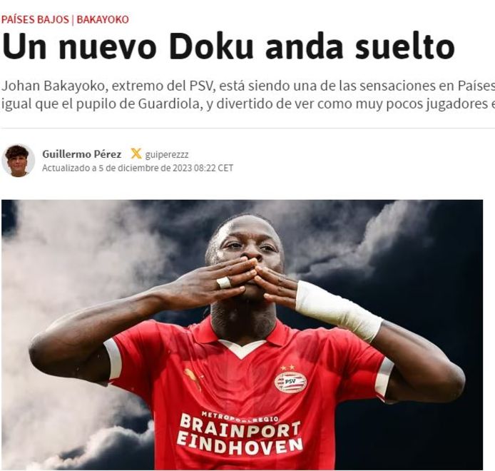 “Een nieuwe Doku is opgestaan, kopt de Madrileense krant AS.