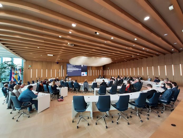 De Tilburgse gemeenteraad van de bestuursperiode 2018-2022 voor de laatste keer bijeen.