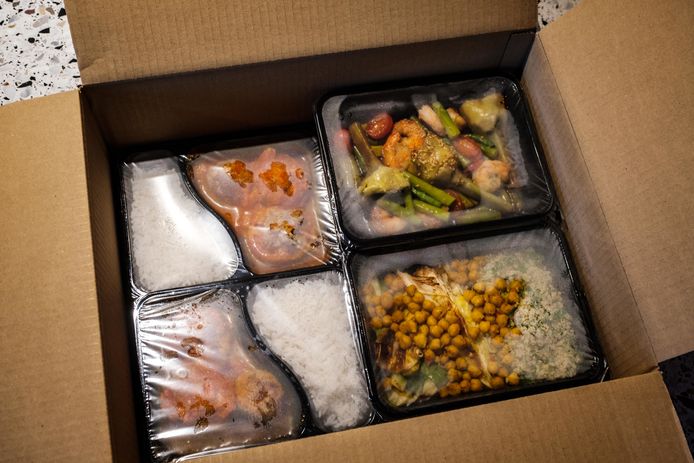 Een maaltijdbox van HNGRY.