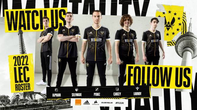 Team Vitality stelt superteam samen in de Europese ‘League of Legends’-competitie (en dat mag wat kosten)