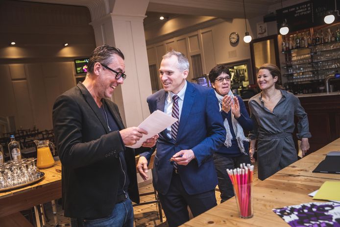 Mathias Diependaele met Franky Devos