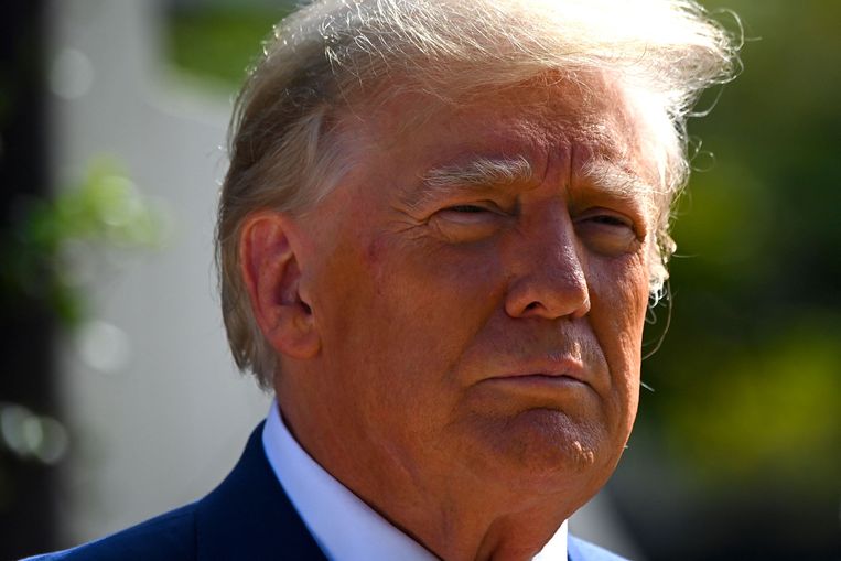 De Amerikaanse oud-president Donald Trump. Beeld AFP