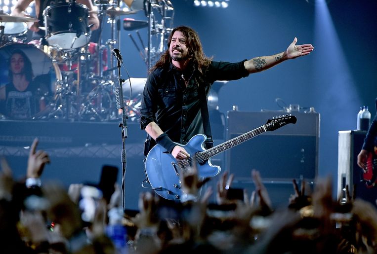 Dave Grohl dei Foo Fighters, al concerto del 2019 ad Atlanta.  Getty Images