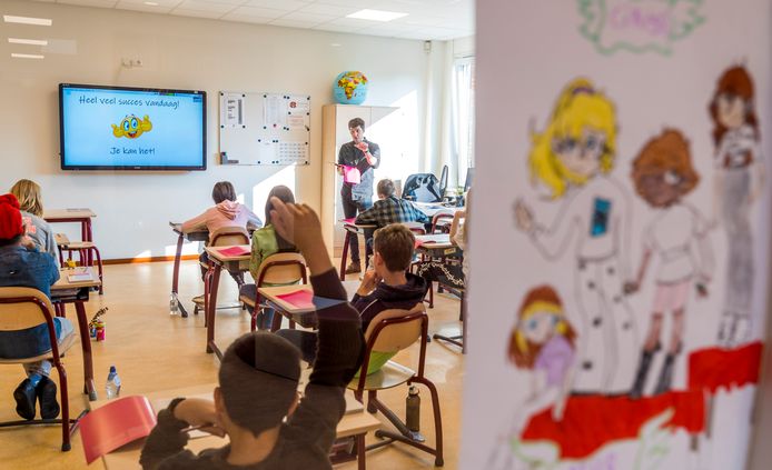 Kinderen op de basisschool.