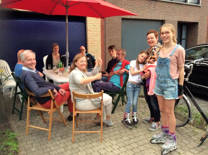 STOCK. Burendag in de Rosekapellestraat in 2016.