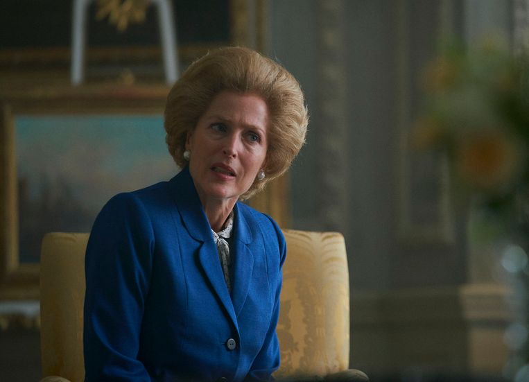 Gillian Anderson won an award for her role as Margaret Thatcher.  image ap