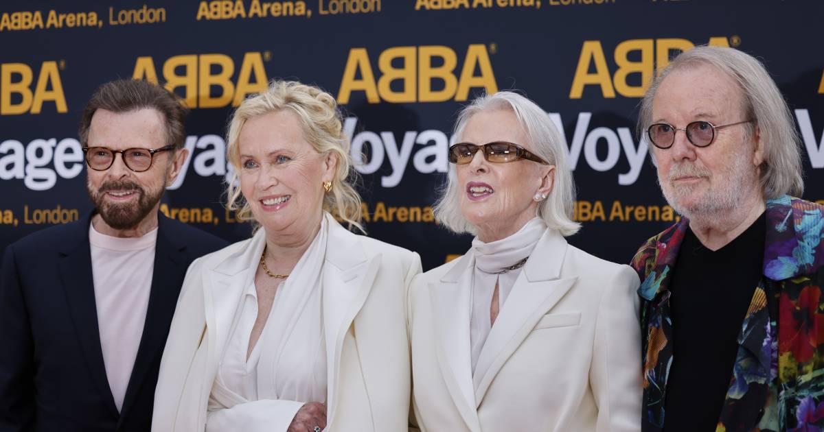 Anna-Frid d’Abba se présente au salon ABBA Voyage à Londres |  Afficher