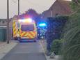 De vader uit Houthulst werd met brandwonden naar het ziekenhuis overgebracht.