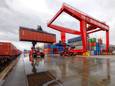 Railport Brabant, de containertreinterminal op bedrijventerrein Loven.