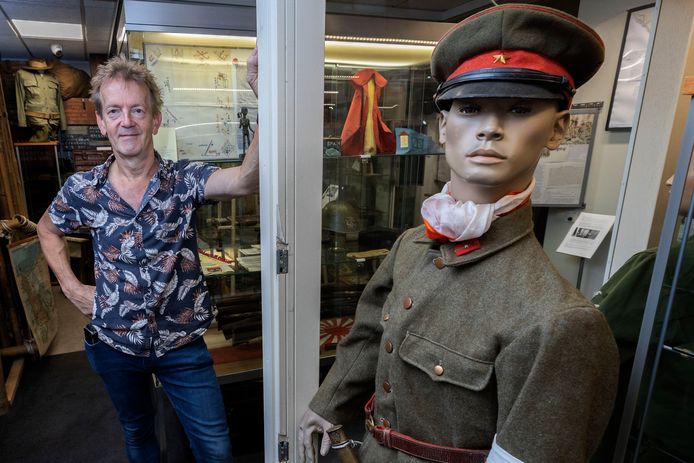 John Meulenbroeks in zijn museum.