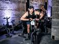 Instructeur Juul Colonne van spinning club Jenny in Gent.