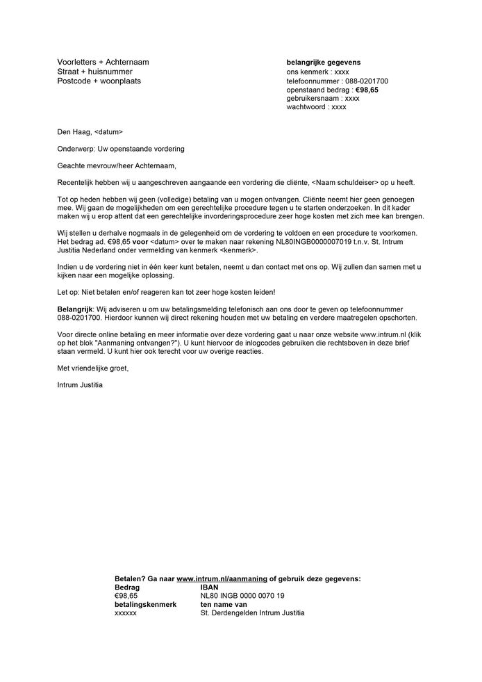 Reden Beangstigend taart Groot incassobureau gaat voortaan alleen vriendelijke brieven sturen |  Economie | AD.nl