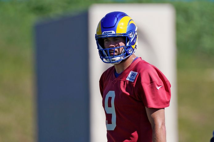 Matthew Stafford is de quarterback van de Los Angeles Rams.