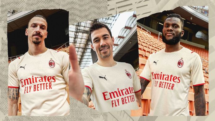 Het nieuwe uitshirt van AC Milan