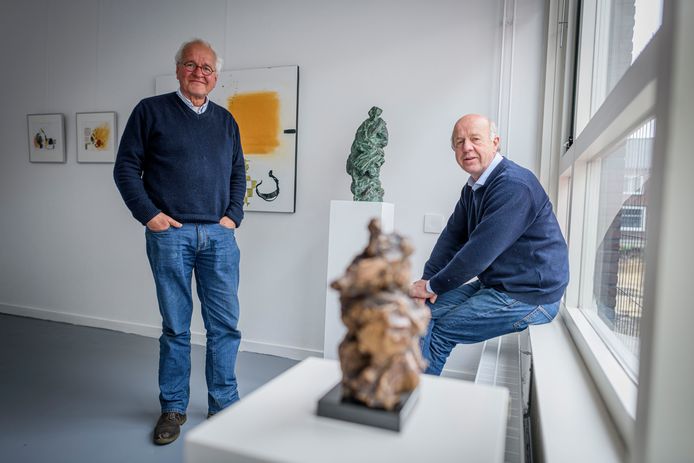 Bart ten Bruggencate (links) en Bert Nijenhuis exposeren samen.