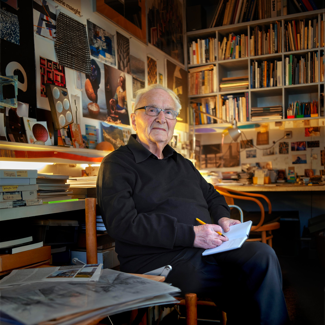 Herman Hertzberger: ‘Als ik de duizenden schetsen terugzie die ik heb getekend, begrijp ik niet hoe ik dat allemaal voor elkaar heb gekregen’.