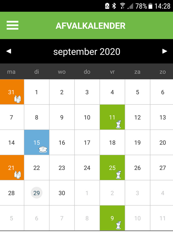 Nieuwe app Avri met info over afval scheiden in Playstore, Apple-versie